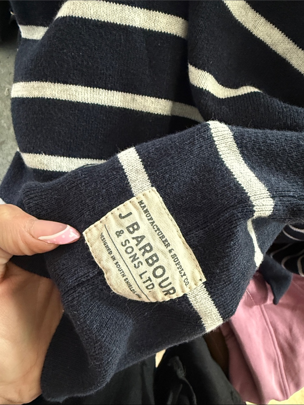Barbour men’s halfzip sweater - Picture 4 of 4
